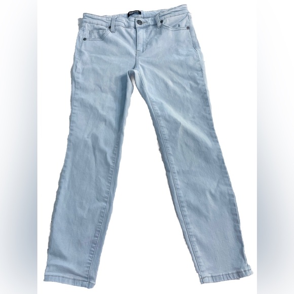 Buffalo David Bitton Capri Jeans Women's 8/29 Mid-Rise Super Soft Light Denim - Picture 3 of 10